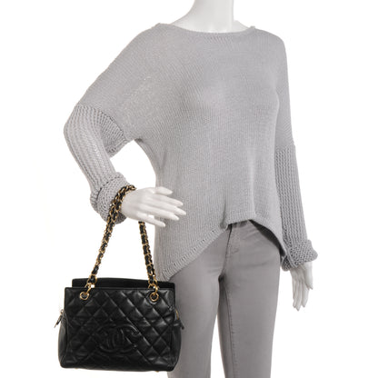 Chanel Caviar Quilted Petit Timeless Tote PTT Black 2 of 8
