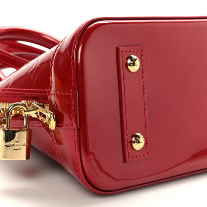 Louis Vuitton Vernis Alma BB Pomme D'Amour 8 of 10