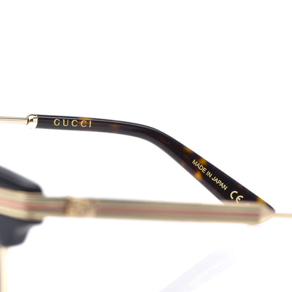 Gucci Acetate Square Frame Web Sunglasses GG0287S Black 6 of 7