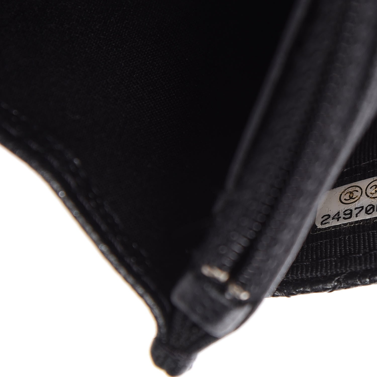 Chanel Caviar Quilted Wallet On Chain WOC Black 10 of 11