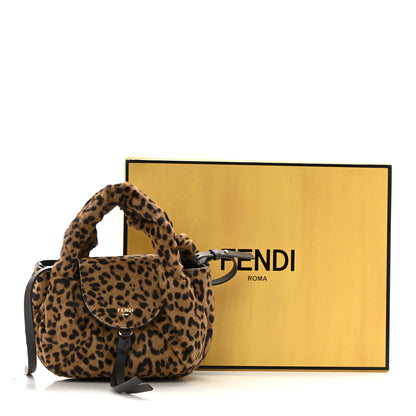 Fendi Cavallino Vitello Leopard Print Mini Spy Bag Marrone 13 of 13
