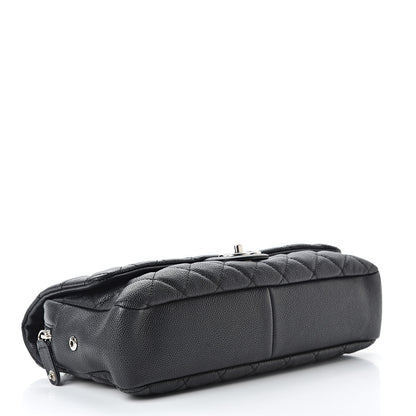 Chanel Caviar Quilted Jumbo Easy Flap Black 4 of 10