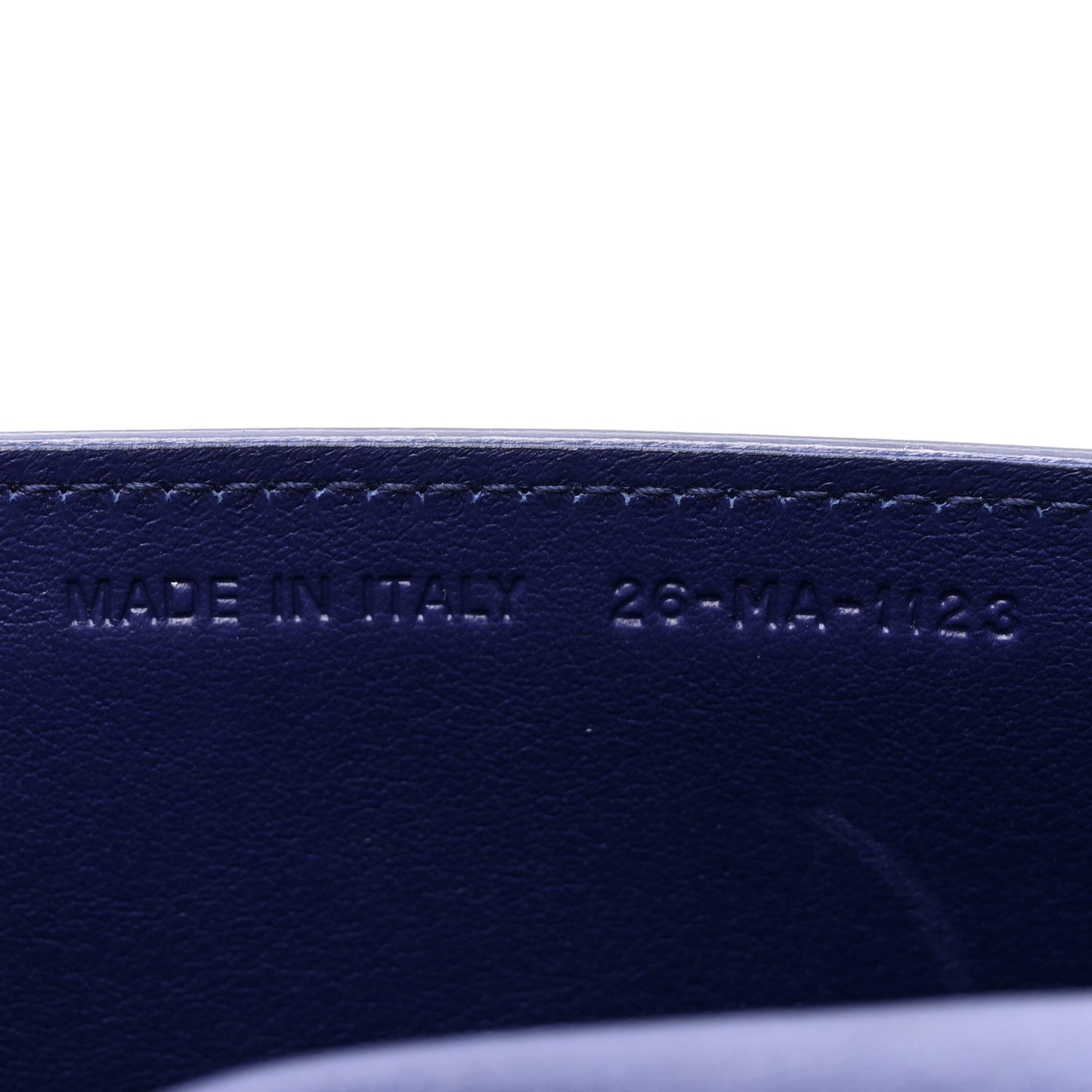 Calfskin Dioraddict Envelope Wristlet Bleu De Minuit