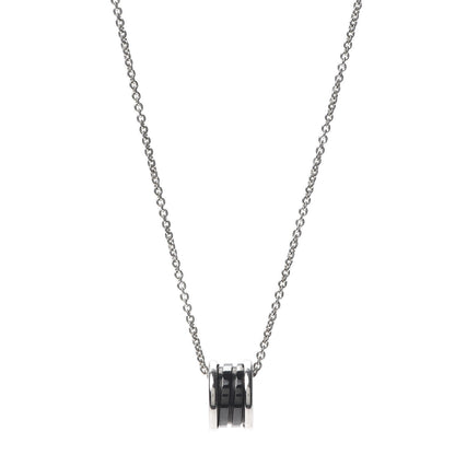 Bulgari Sterling Silver Ceramic Save The Children Pendant Necklace 1 of 8
