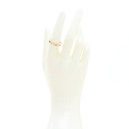 Cartier 18K Pink White Yellow Gold 2.8mm Trinity Wedding Band Ring 55 7.25 2 of 7