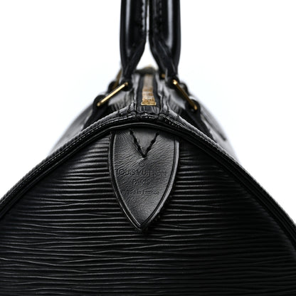 Louis Vuitton Epi Speedy 30 Black 6 of 14