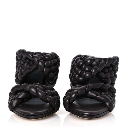 Bottega Veneta Nappa Twisted Padded Intrecciato Curve Slide Sandals 36 Fondant 3 of 10