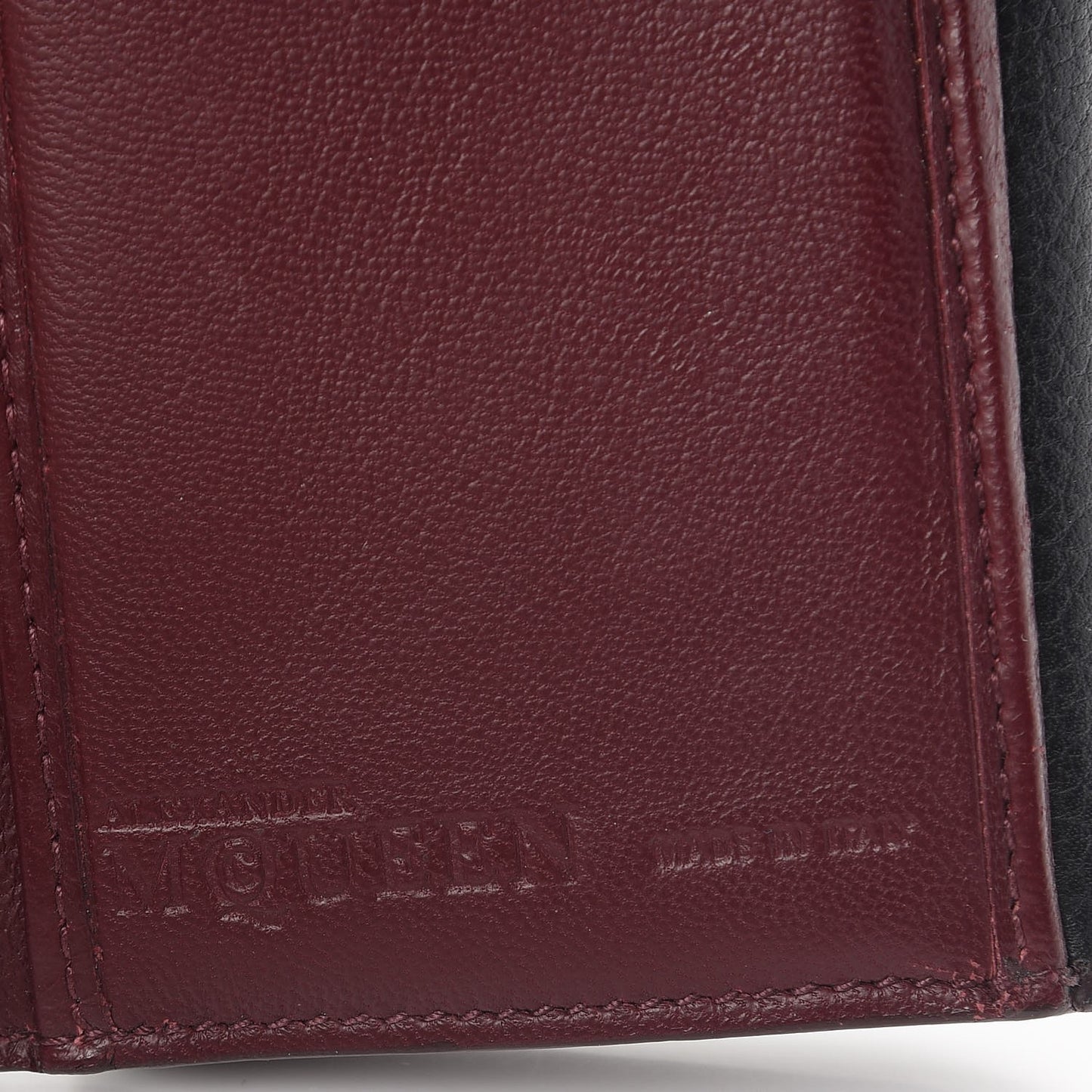 Calfskin Skull Continental Wallet Black