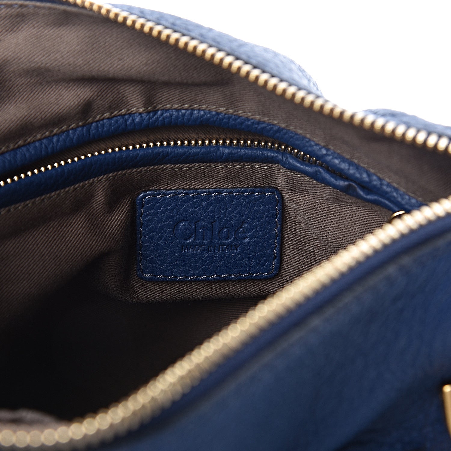Chloe Calfskin Medium Marcie Satchel Royal Navy 6 of 12