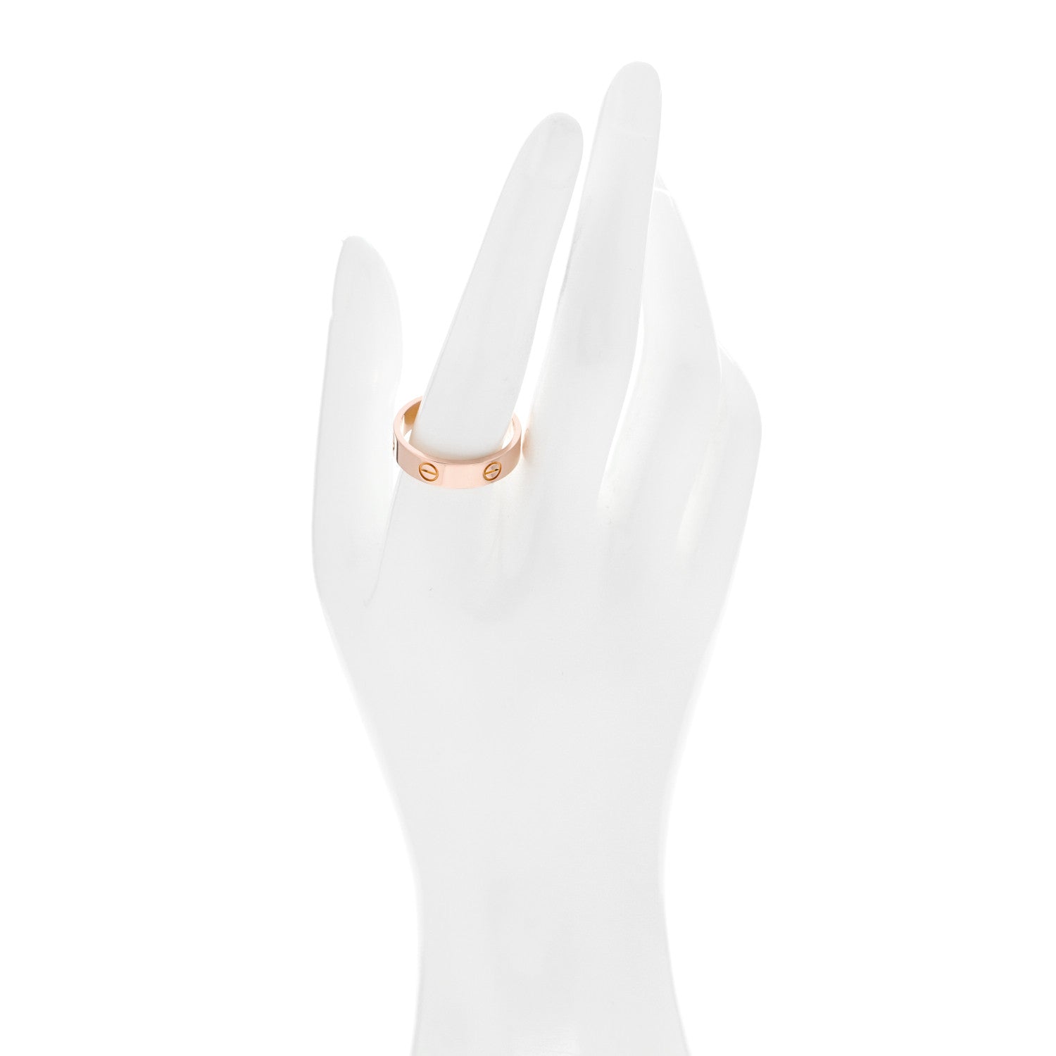 Cartier 18K Pink Gold 5.5mm LOVE Ring 64 10.75 2 of 5