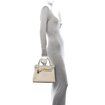 Hermes Togo Kelly Retourne 28 Beton 2 of 11