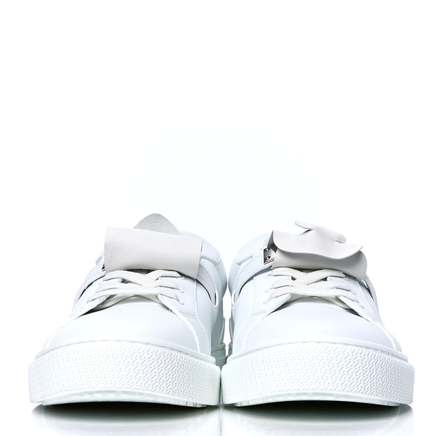Calfskin Mens Day Sneakers 42 White
