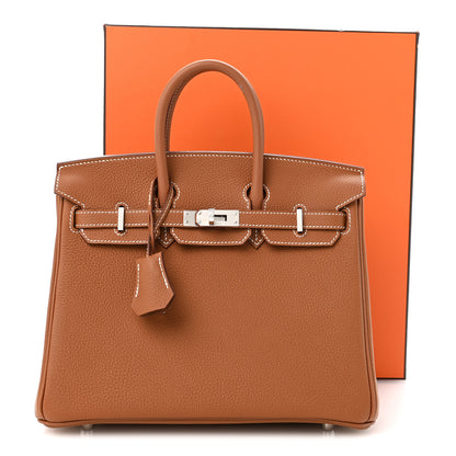 Hermes Togo Birkin 25 Gold 12 of 12