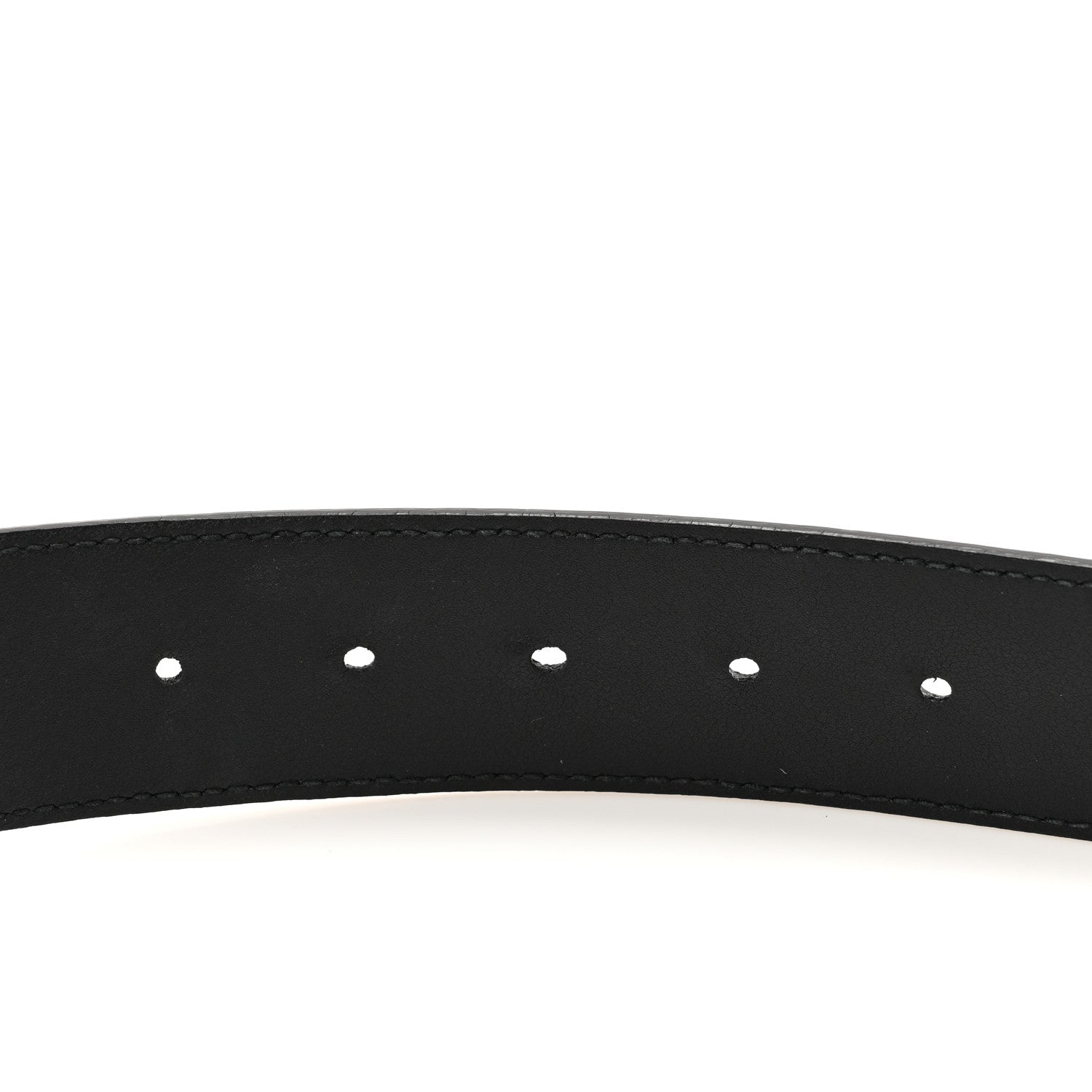 Gucci Calfskin Double G 40mm Belt 80 32 Black 4 of 5