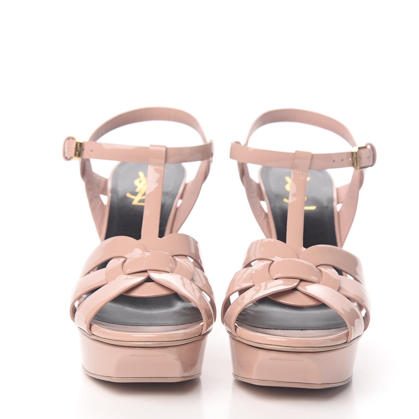 Patent Tribute 75 Platform Sandals 40 Pale Pink