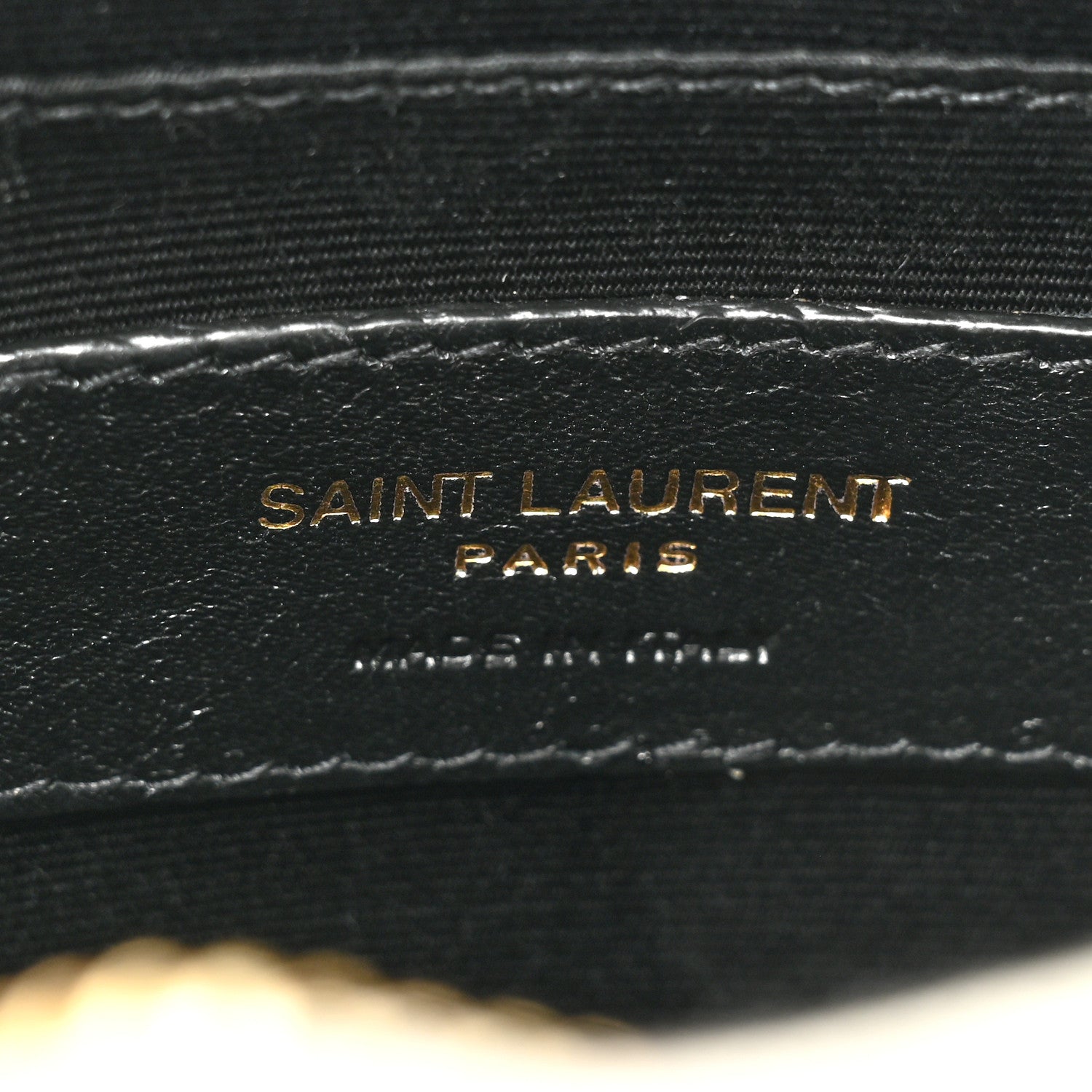 Saint Laurent Grain De Poudre Matelasse Chevron Quilted Round Vinyle Camera Bag Crema Soft 6 of 11