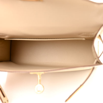 Hermes Matte Alligator Mini Kelly Sellier 20 Vanille 5 of 11