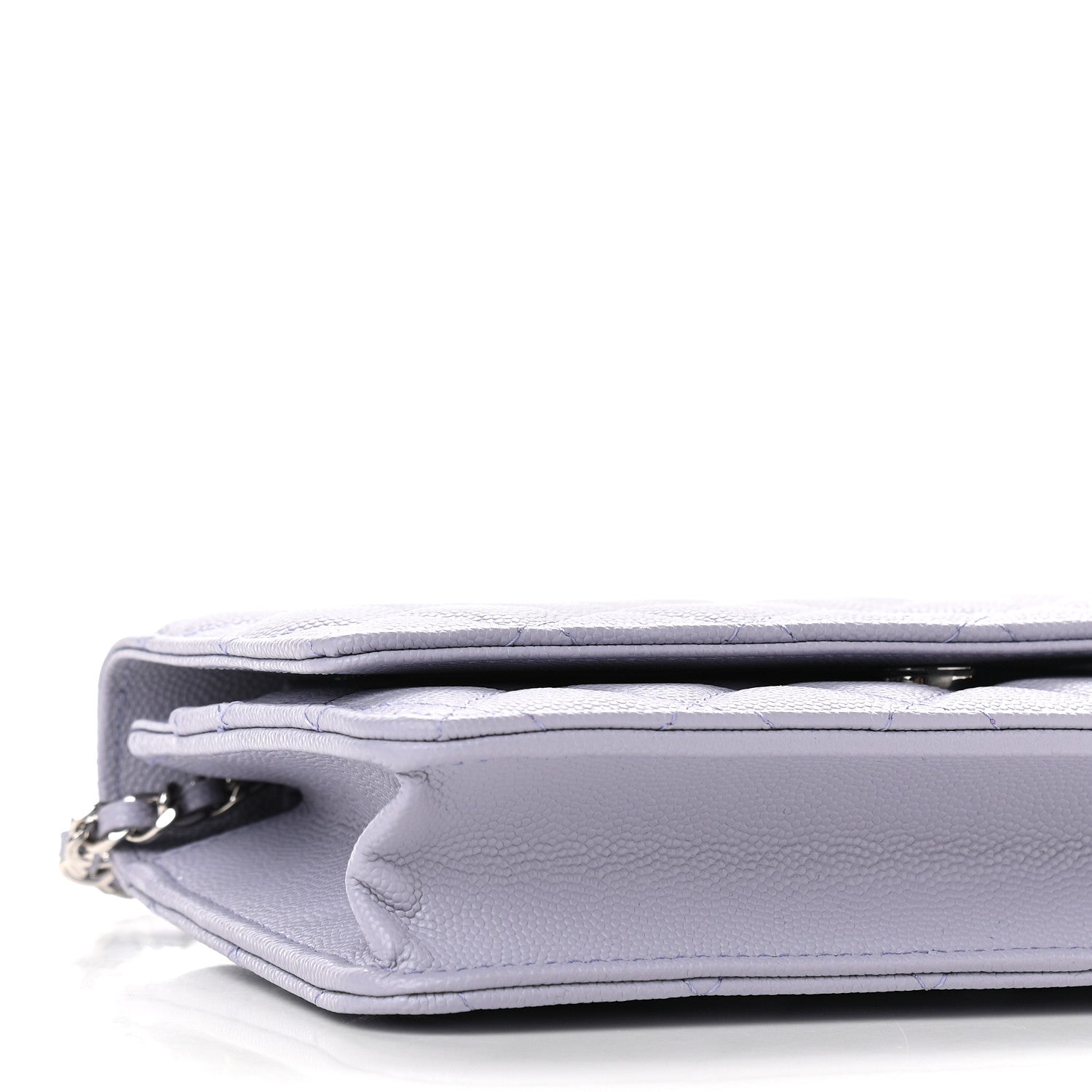 Chanel Caviar Quilted Wallet On Chain WOC Light Purple 9 of 10