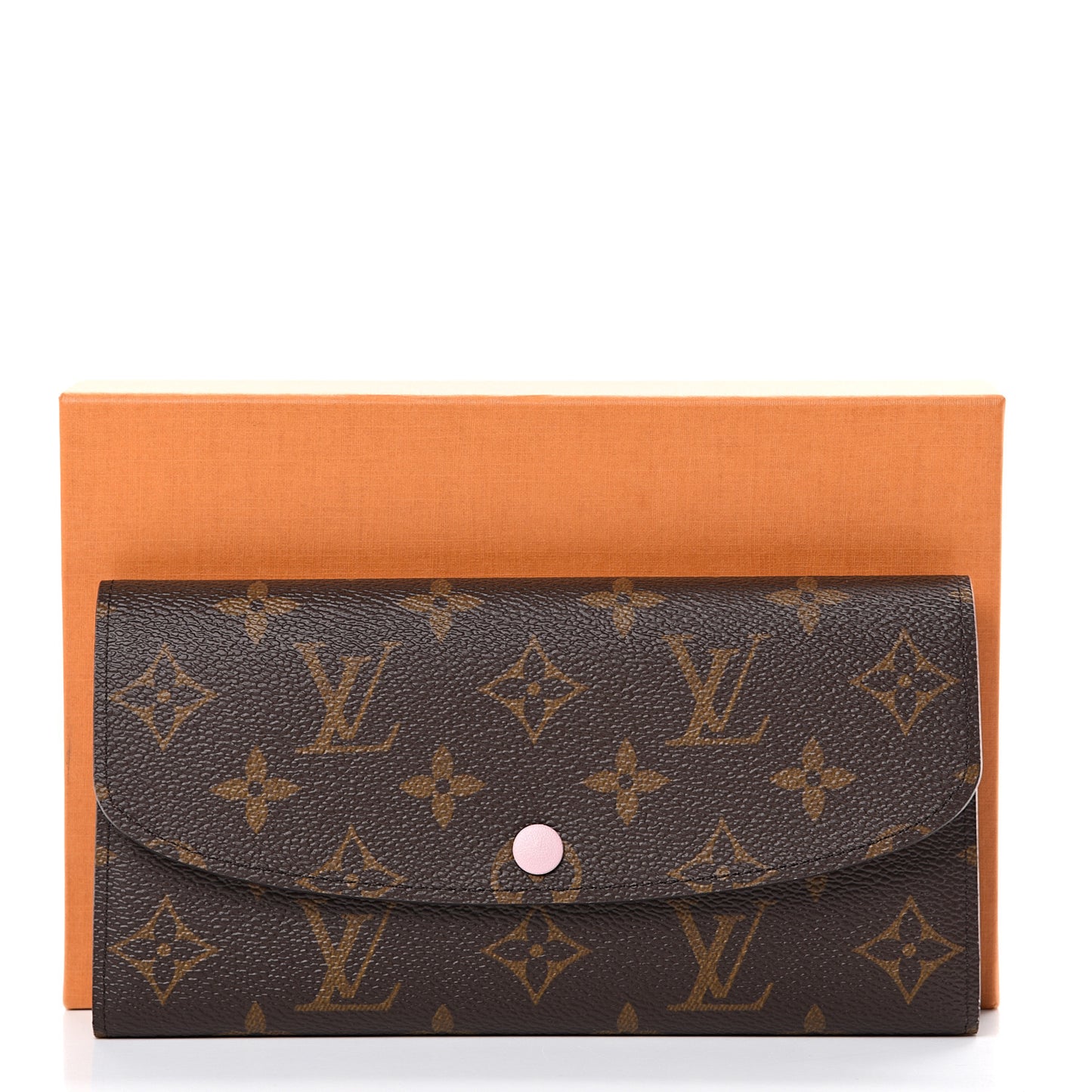 Monogram Emilie Wallet Rose Ballerine