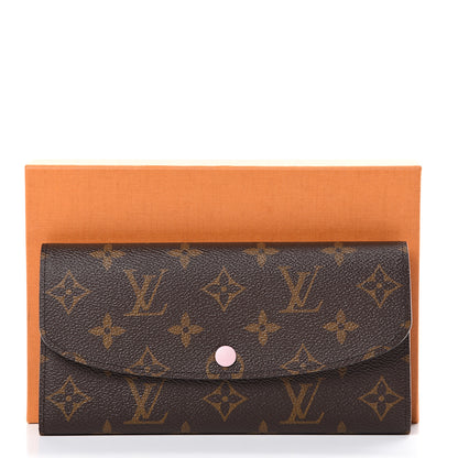 Louis Vuitton Monogram Emilie Wallet Rose Ballerine 7 of 7