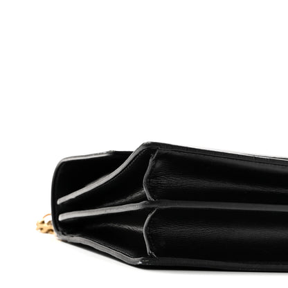 Saint Laurent Calfskin Medium Monogram Sunset Black 8 of 9