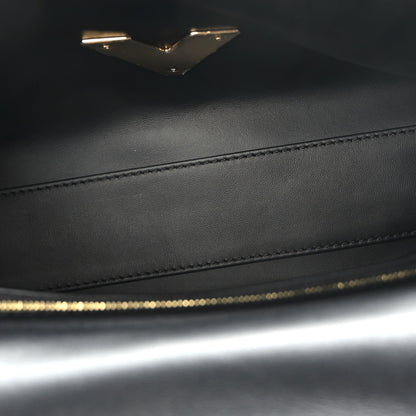 Louis Vuitton Lambskin Malletage Top Handle GO-14 GM Black 6 of 9