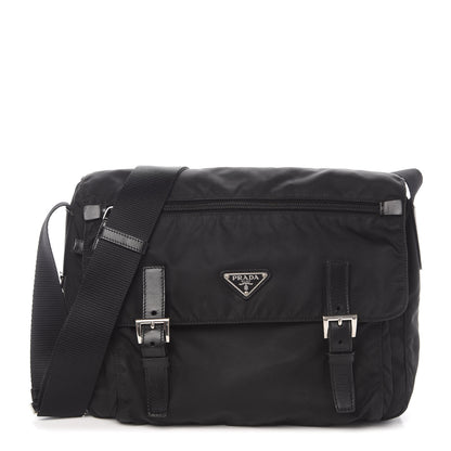 Prada Tessuto Nylon Vela Messenger Bag Black 1 of 10