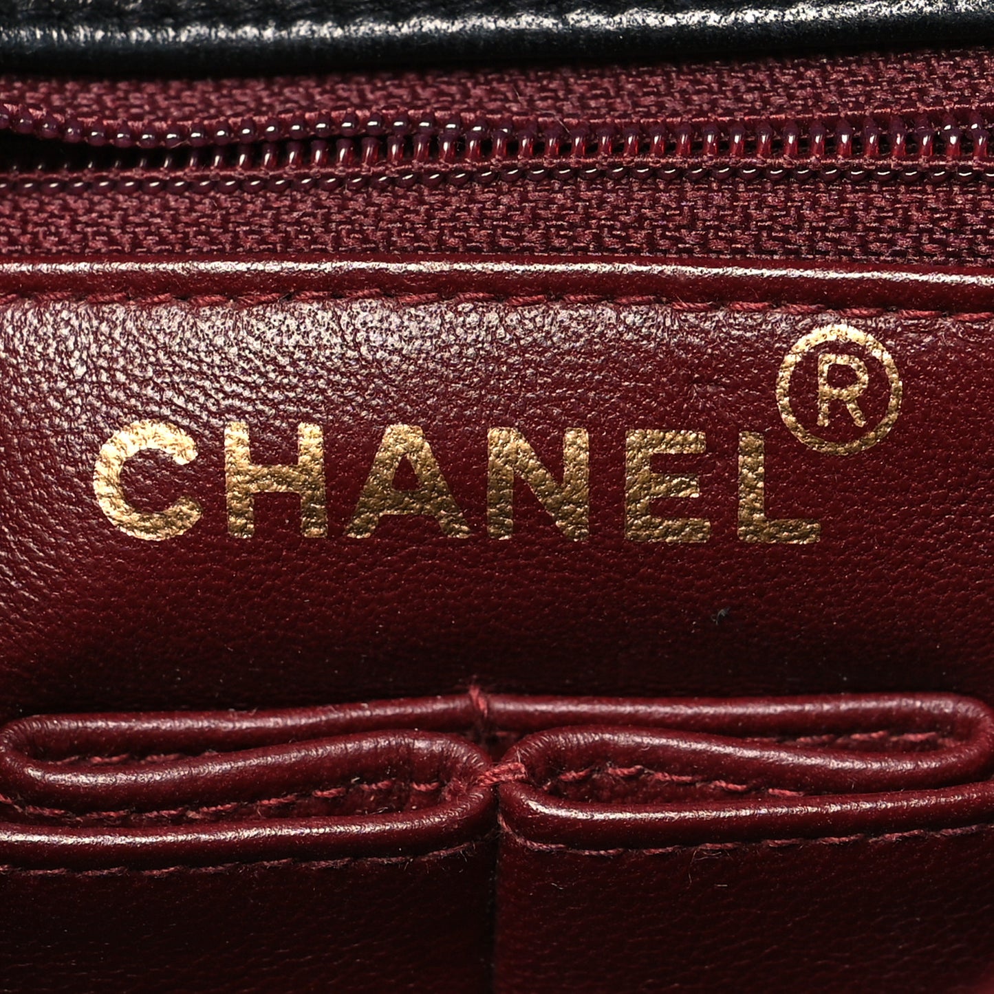 Lambskin Quilted Small Single Flap Black