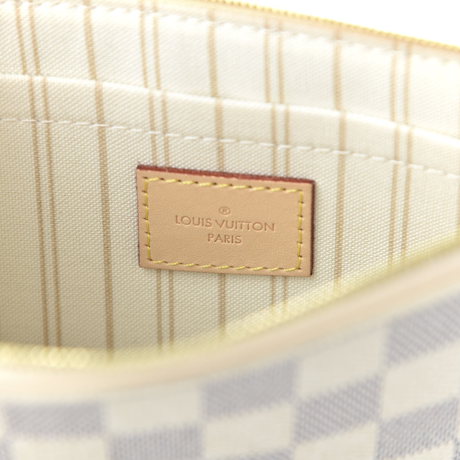 Louis Vuitton Damier Azur Neverfull MM GM Pochette 8 of 10