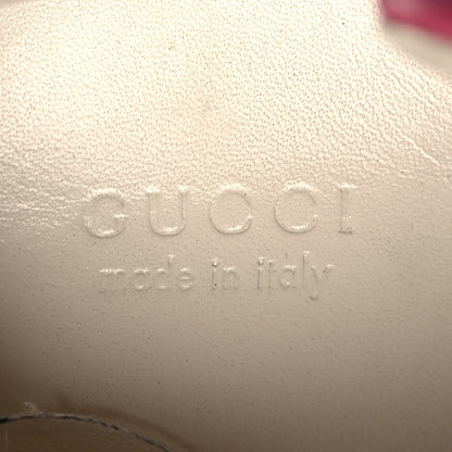 Gucci Calfskin Logo Womens Rhyton Sneakers 35 Box Pink 8 of 10
