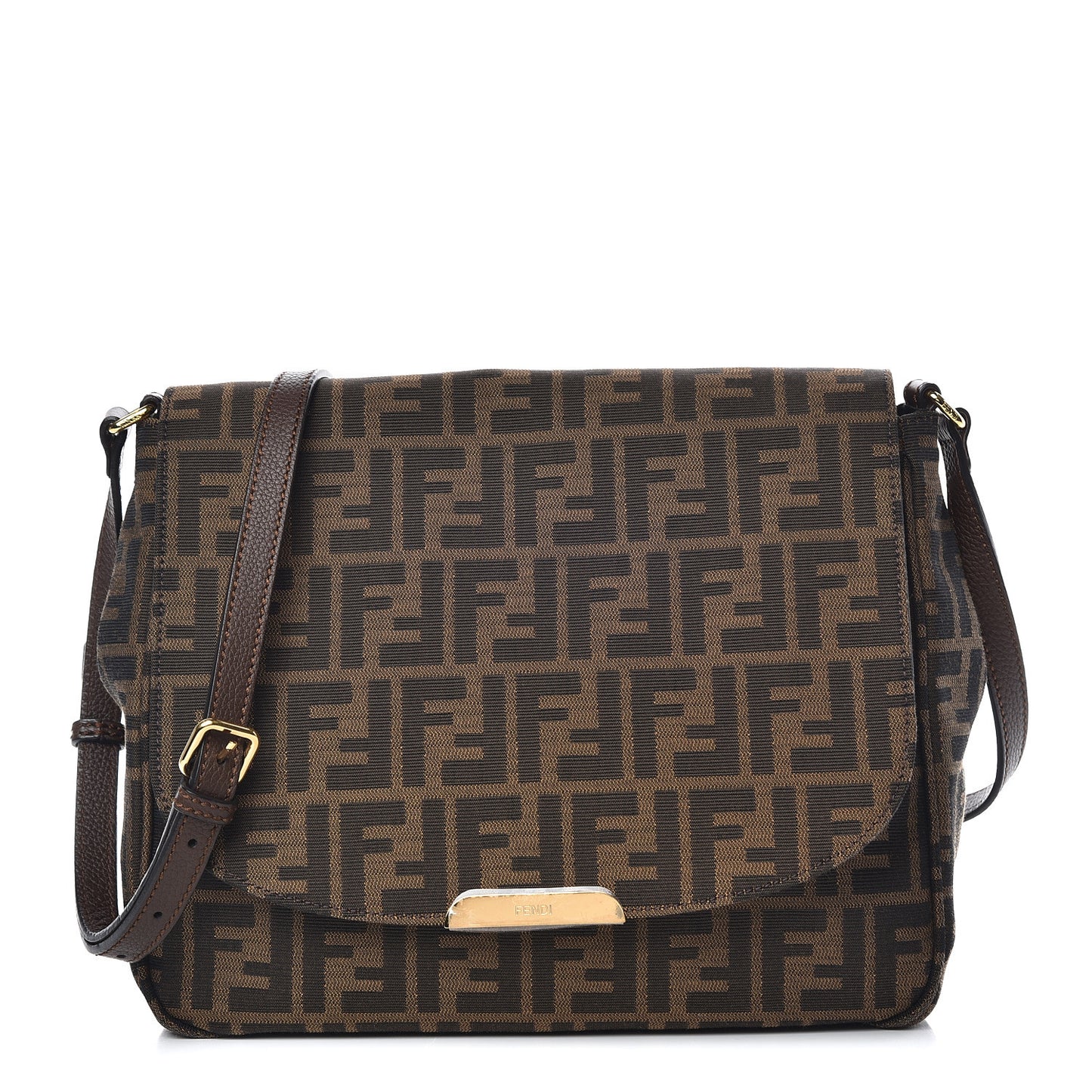 Zucca Vitello Artic Messenger Bag Tobacco Castagna