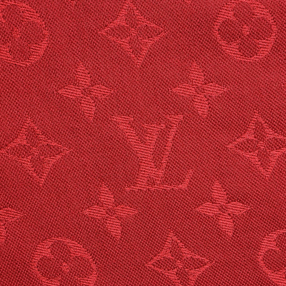 Louis Vuitton Silk Wool Monogram Shawl Pomme D'Amour 5 of 5
