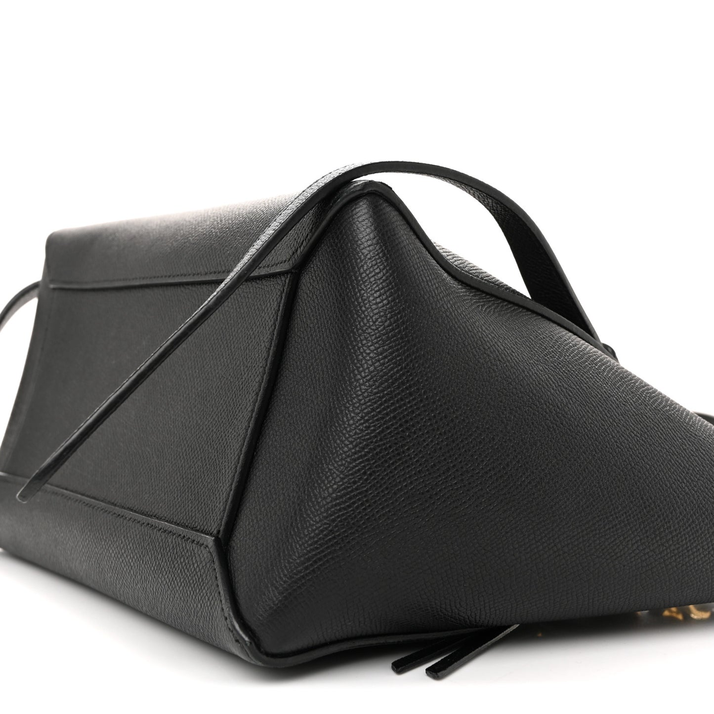 Grained Calfskin Micro Belt Bag Black