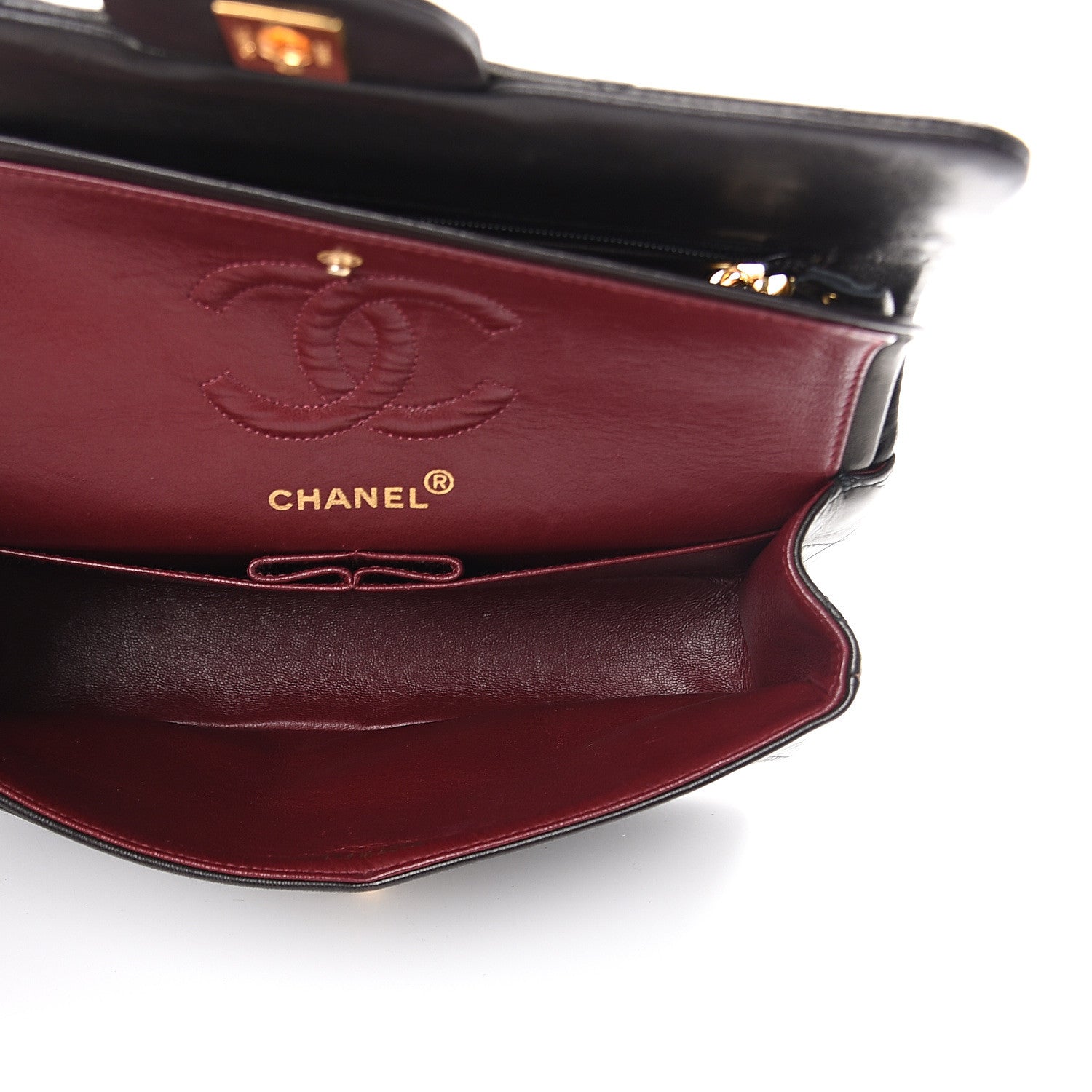 Chanel Lambskin Quilted Small Double Flap Black 4 of 20
