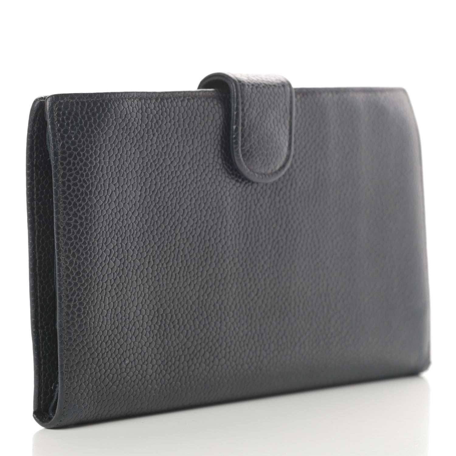 Chanel Caviar Timeless CC French Wallet Black 3 of 10