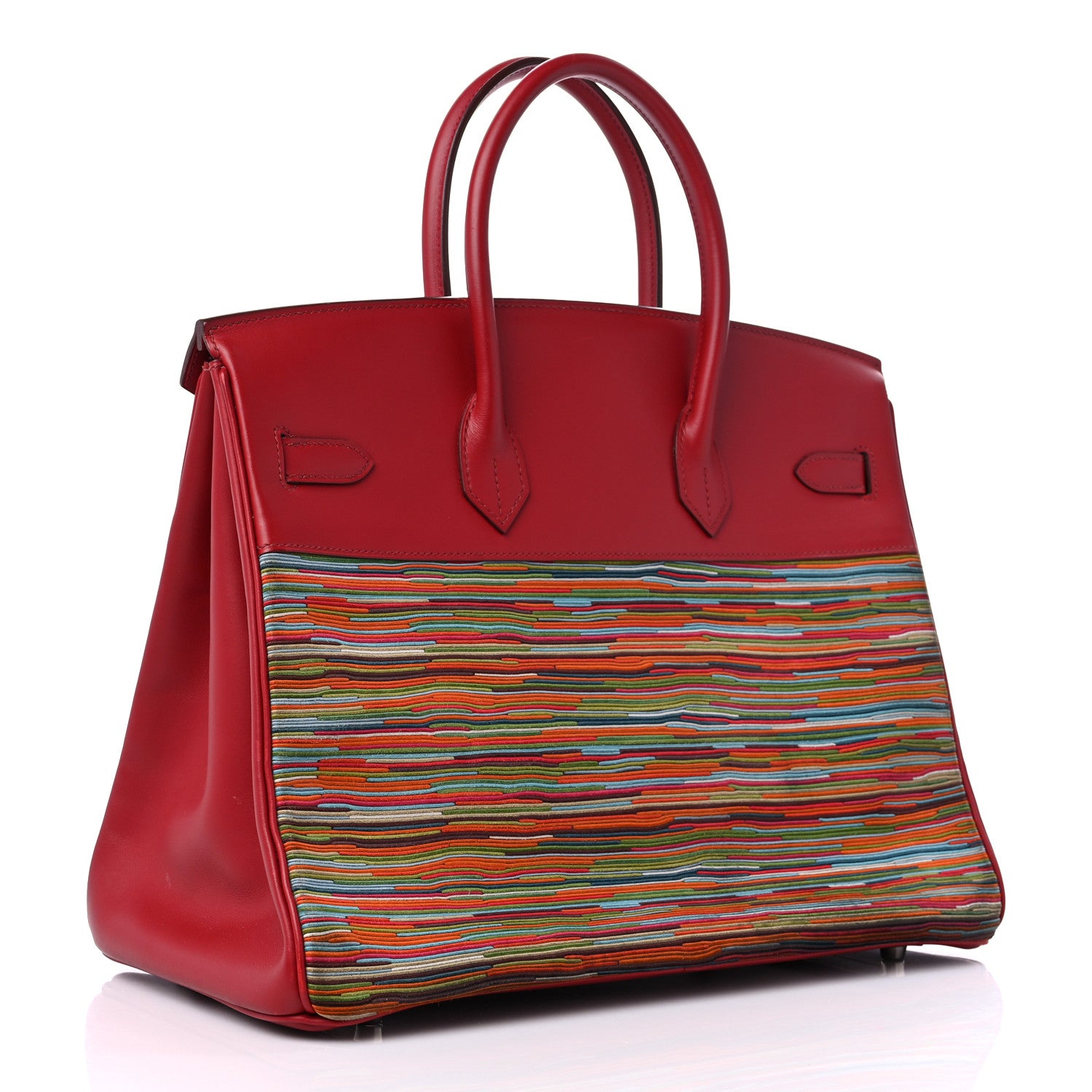 Hermes Swift Vibrato Birkin 35 Rouge Garance 3 of 15