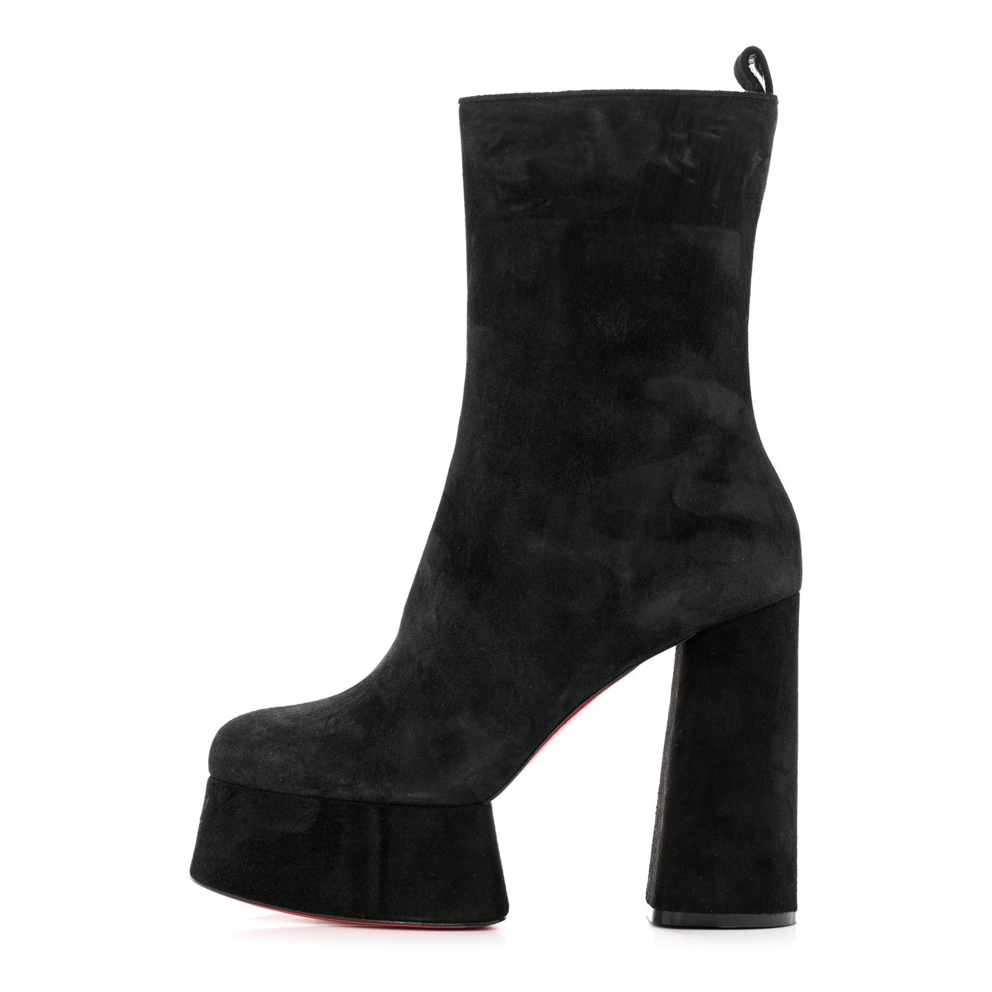 Veau Velours Izamayeah 130 Platform Boots 39.5 Black