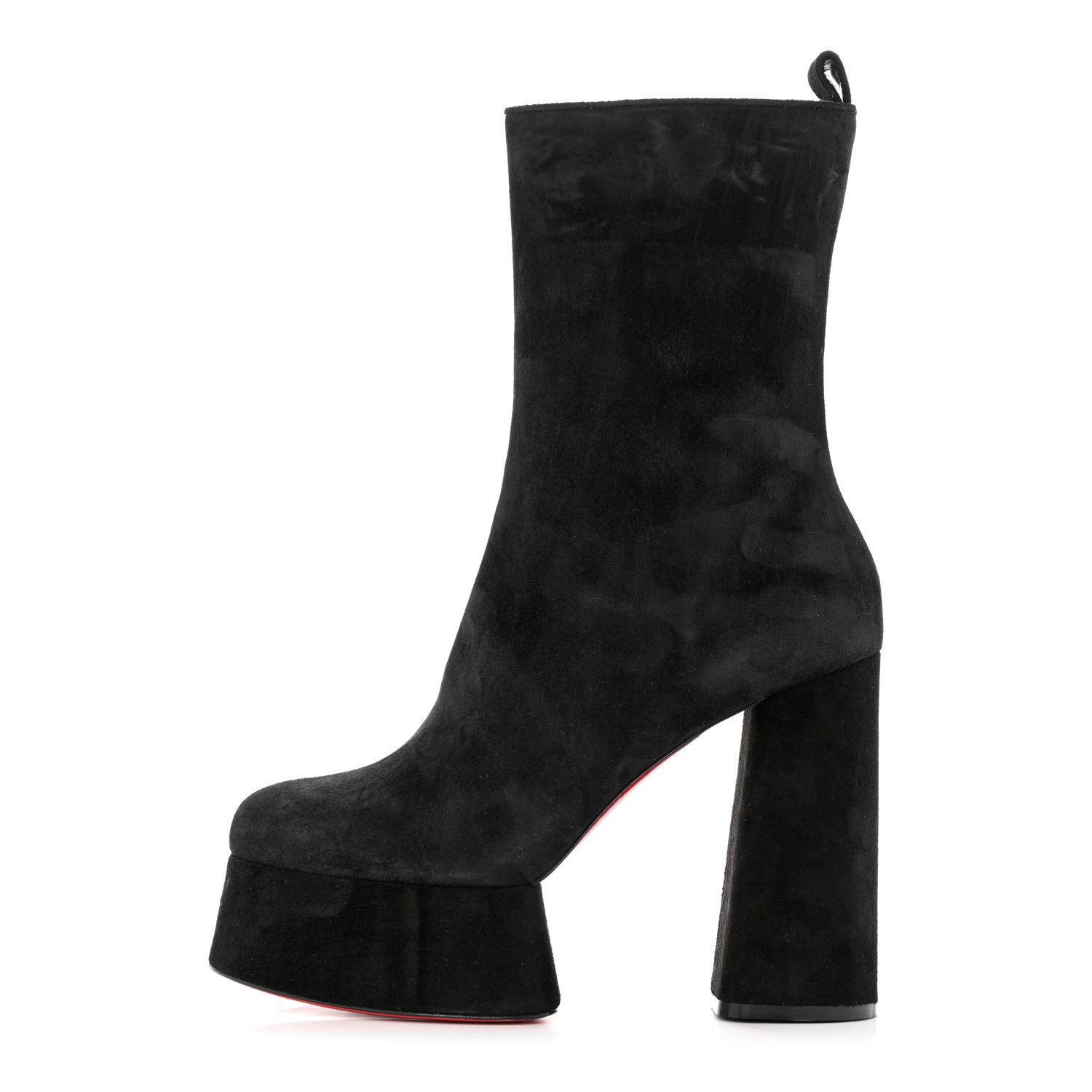 Christian Louboutin Veau Velours Izamayeah 130 Platform Boots 39.5 Black 1 of 9