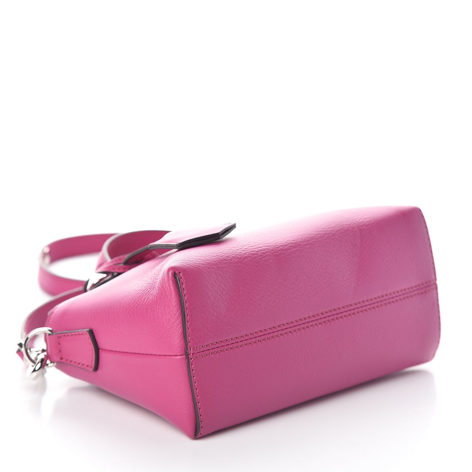 Fendi Vitello Dolce Mini By The Way Boston Bag Magenta 4 of 9