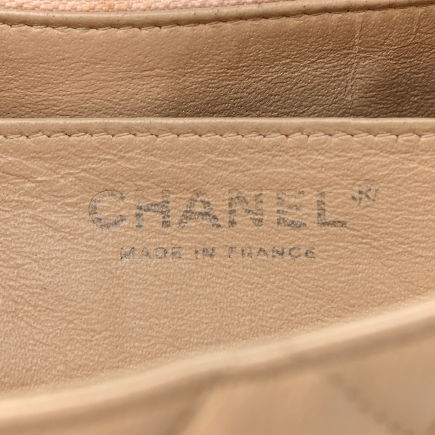 Chanel Caviar Quilted Jumbo Single Flap Beige Clair 6 of 13