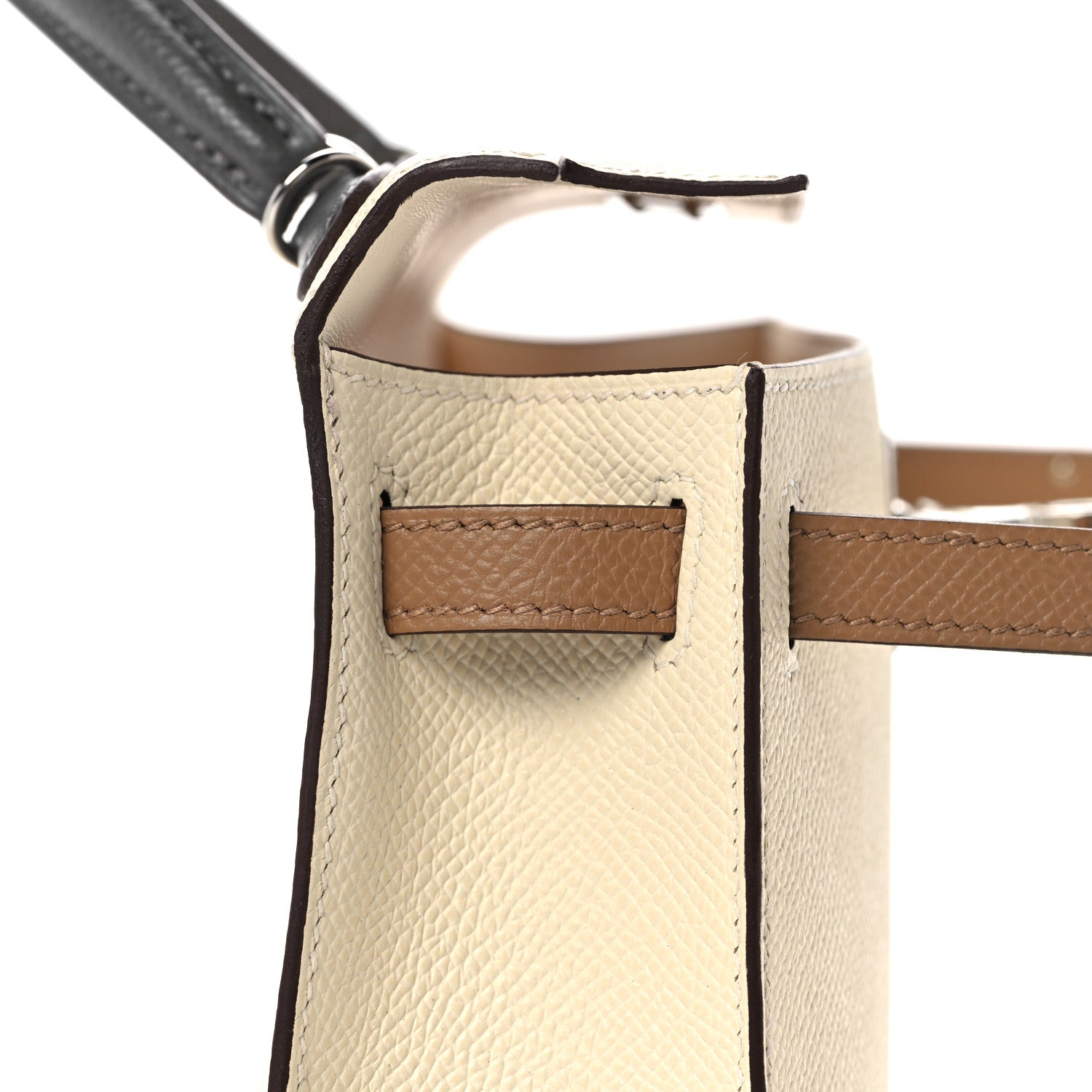 Hermes Epsom Mini Kelly Sellier 20 Nata Chai Gris Meyer 16 of 32