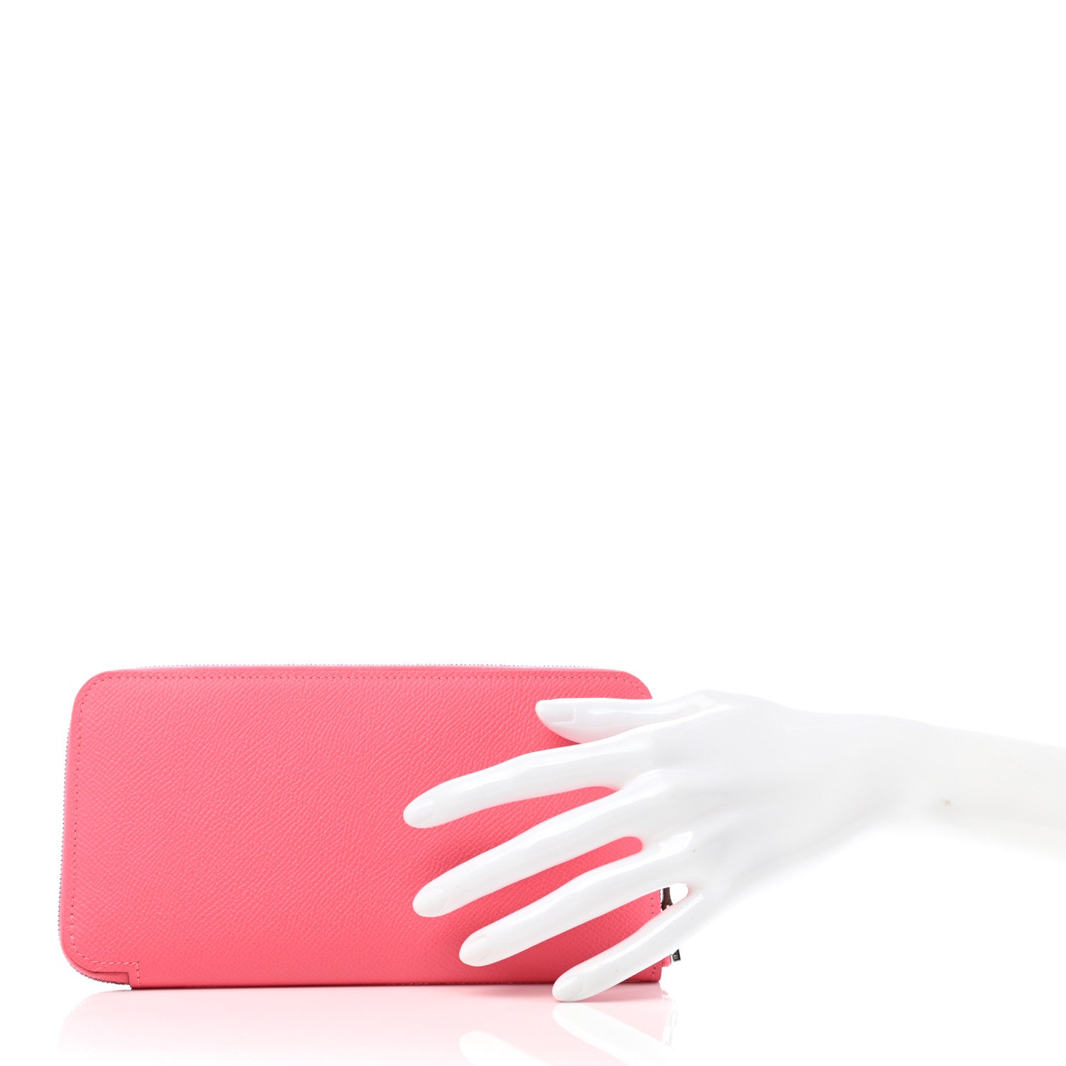 Hermes Epsom Silk'in Wallet Rose Azalee 2 of 7