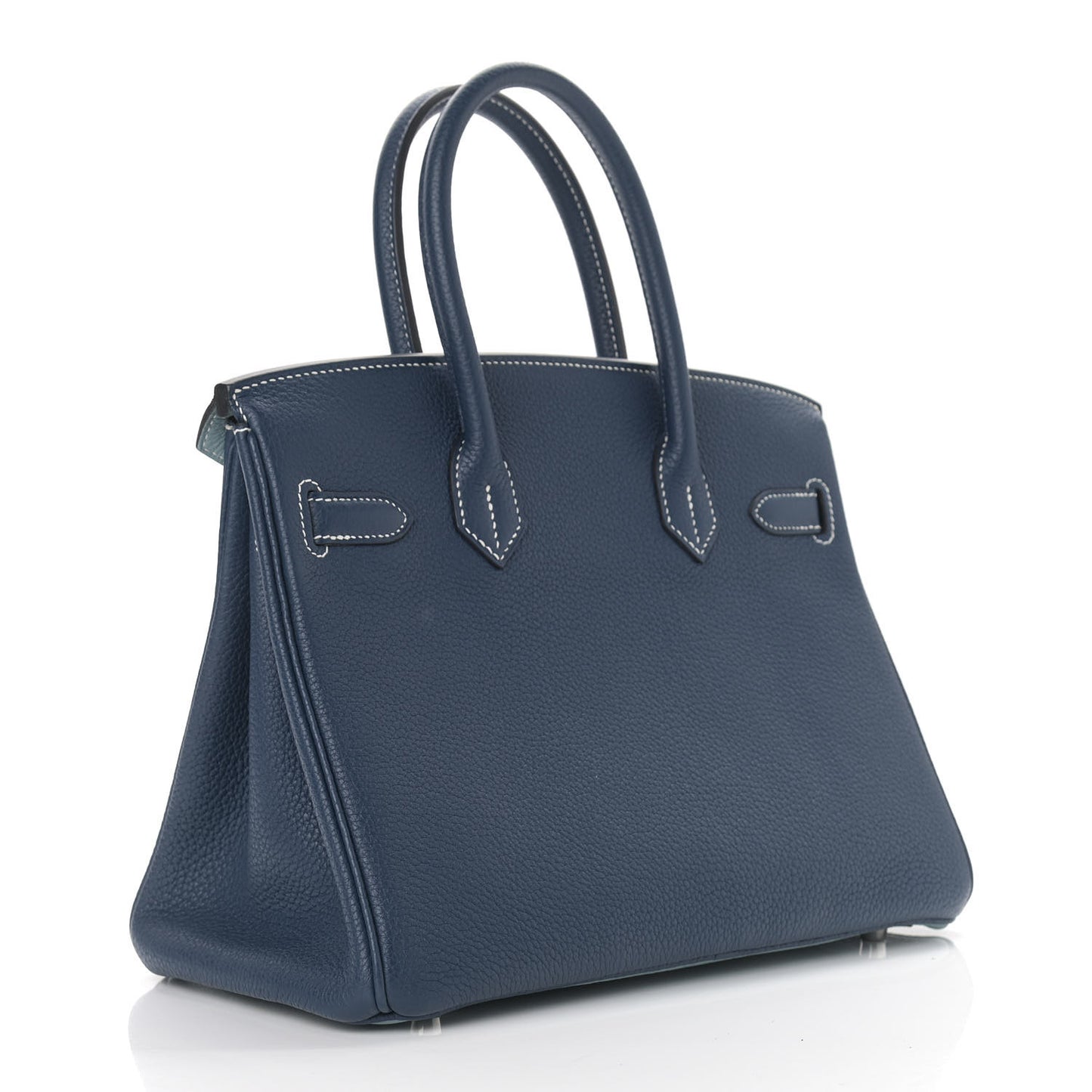 Togo Bi-Color Birkin 30 Bleu de Malte Ciel