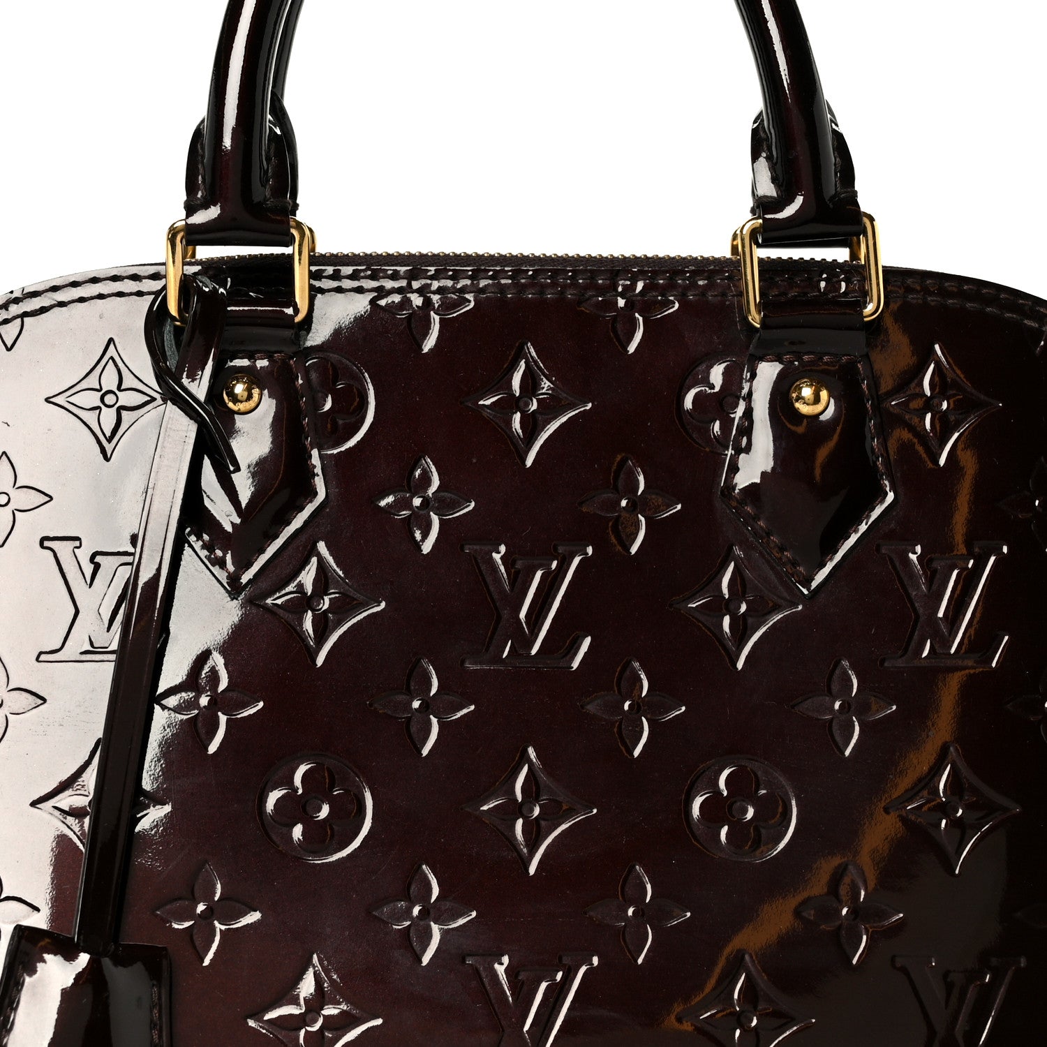 Louis Vuitton Vernis Alma PM Amarante 7 of 9