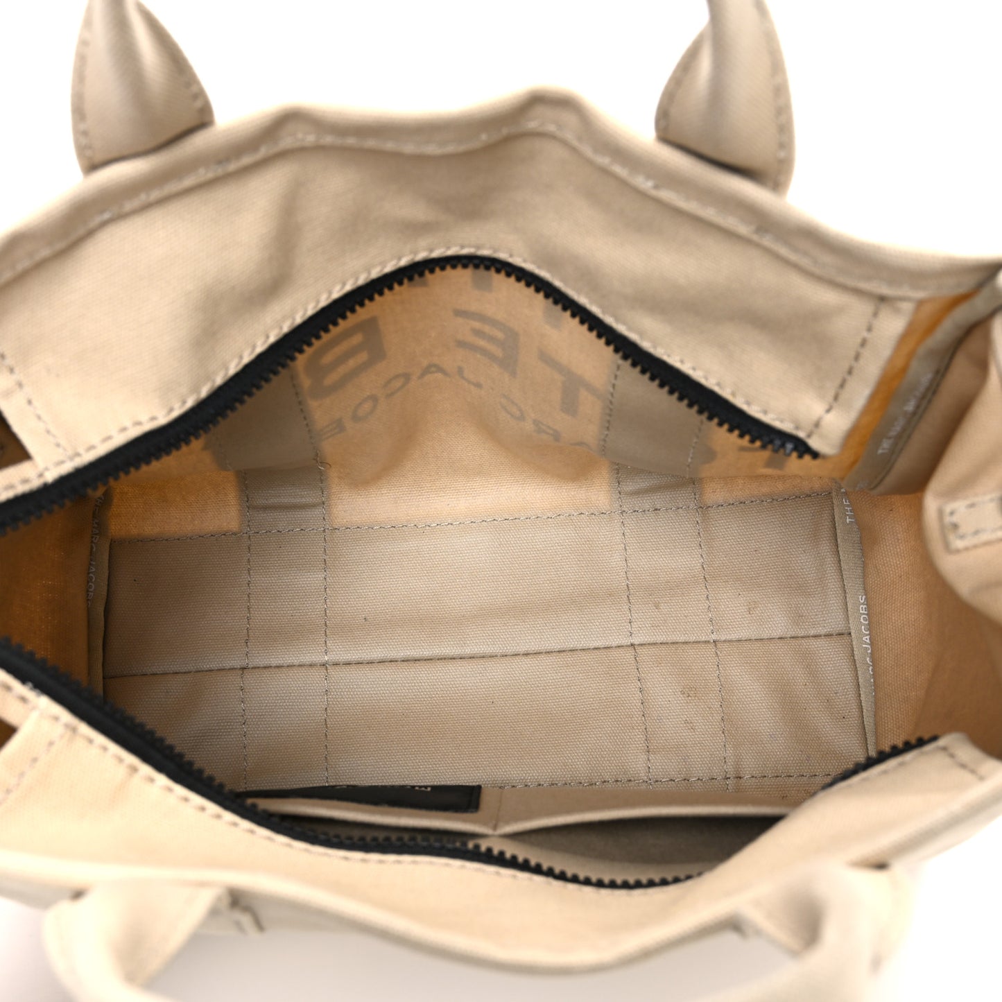 Cotton Canvas Medium The Tote Bag Beige