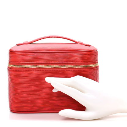 Louis Vuitton Epi Nice Mini Rouge Louis 2 of 9