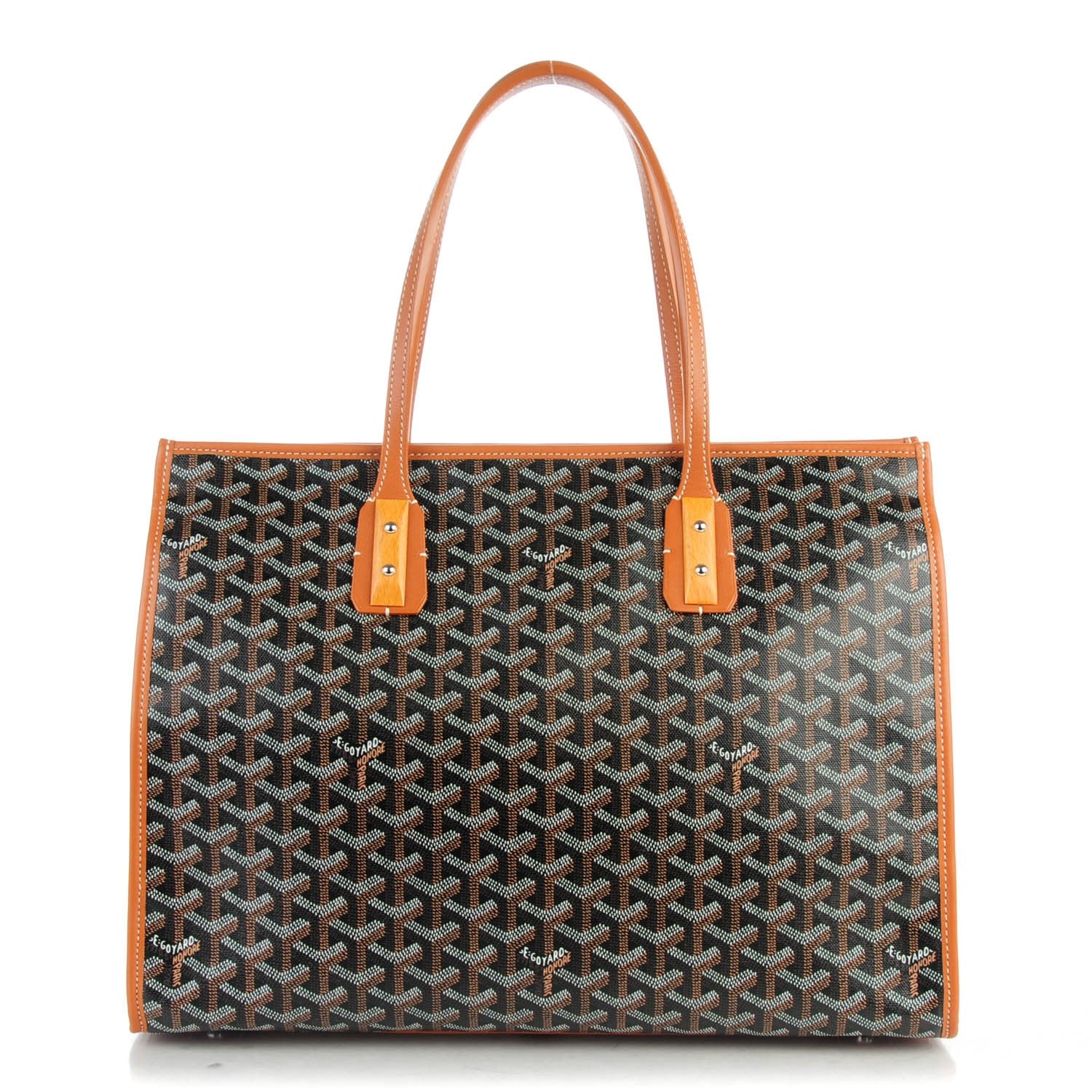 Goyard Goyardine Marquises Tote Black Gold 1 of 6