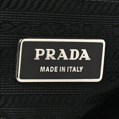 Prada Tessuto Nylon Shoulder Bag Black 5 of 11