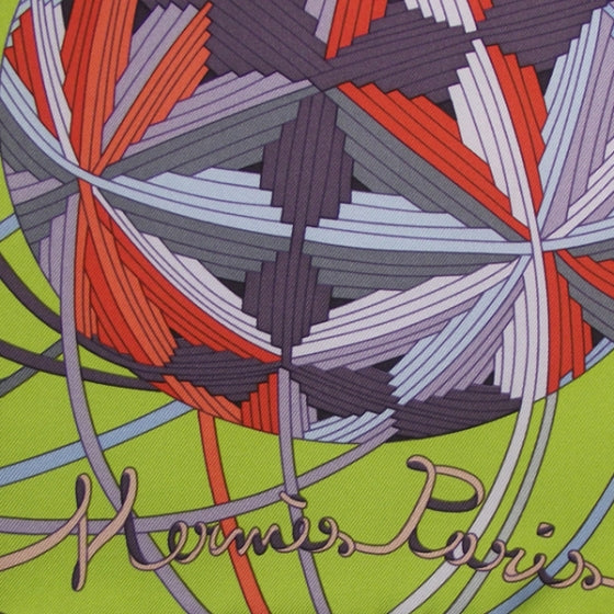 Hermes Silk L'Art Du Temari Scarf 4 of 7