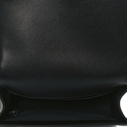 Chanel Caviar Quilted Medium Boy Flap Black 6 of 9
